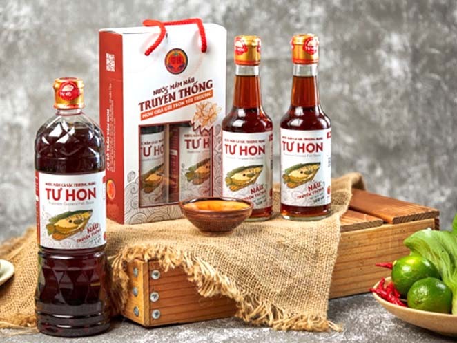 Sản phẩm nước mắm Tư Hon