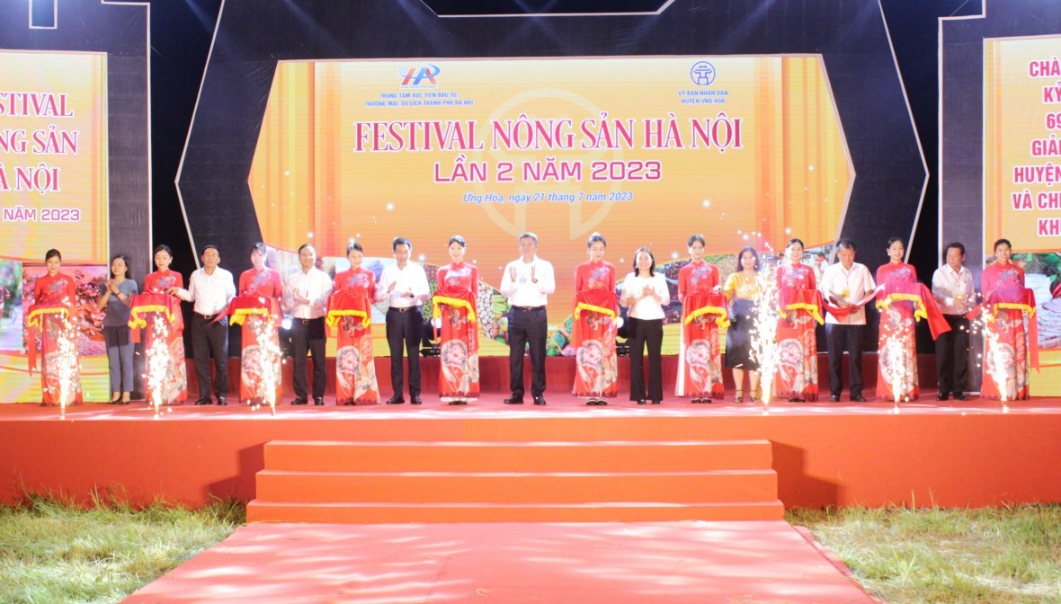 Ứng Hòa có 36 sản phẩm OCOP tham gia Festival nông sản Hà Nội lần 2 năm 2023