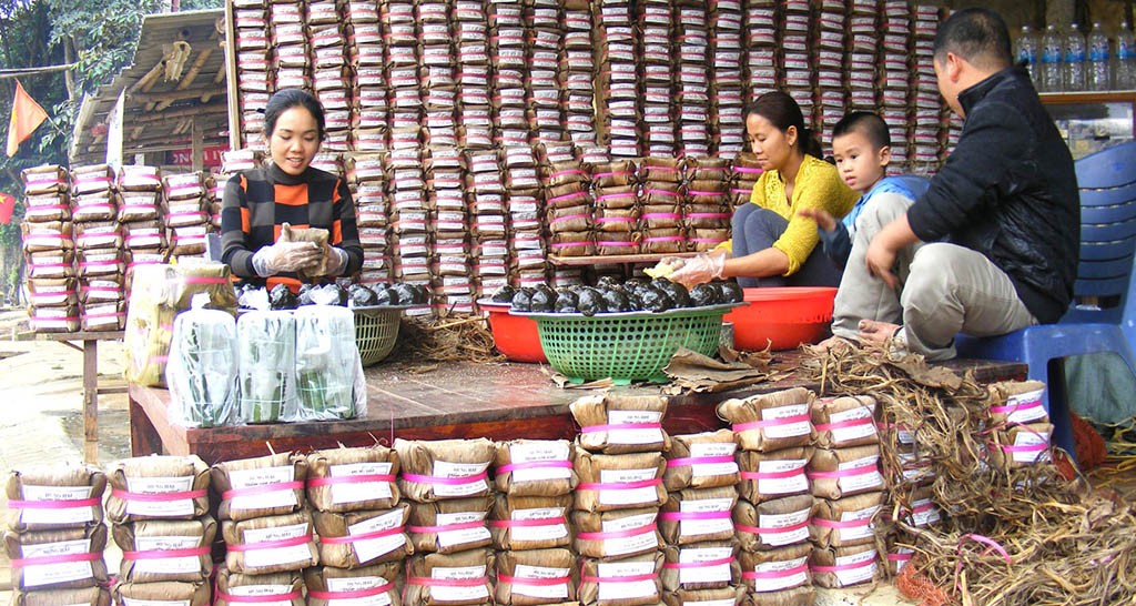 Bánh gai Tứ Trụ - Sản phẩm OCOP 3 sao Bánh gai Tứ Trụ - Sản phẩm OCOP 3 sao