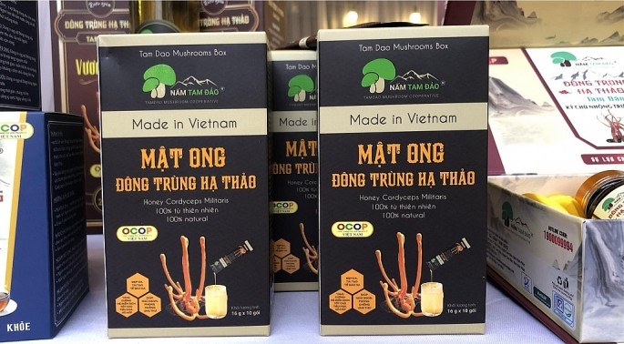 Sản phẩm mật ong đông trùng hạ thảo huyện Tam Đảo Sản phẩm mật ong đông trùng hạ thảo huyện Tam Đảo