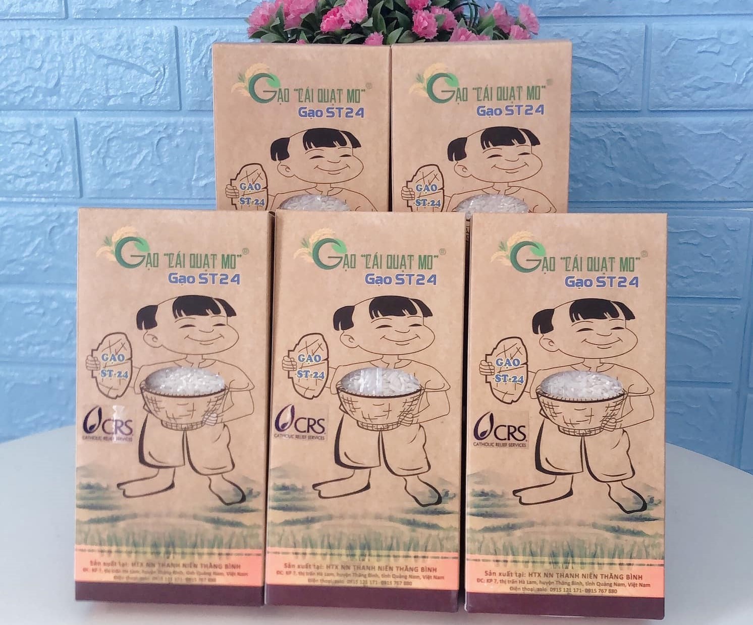 Gạo “Cái quạt mo” sản phẩm OCOP đạt chuẩn 4 sao Gạo “Cái quạt mo” sản phẩm OCOP đạt chuẩn 4 sao