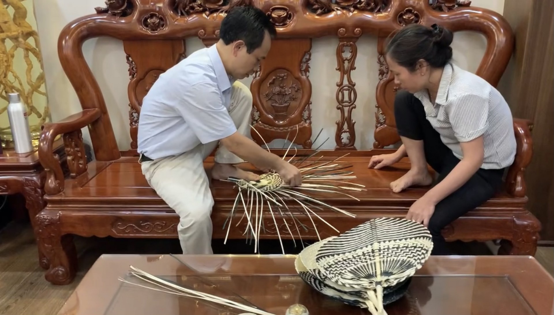 Mây tre giang đan Bình Phú: Sản phẩm làng nghề đạt OCOP 4 sao