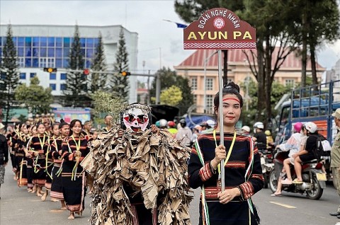 hon 1000 nghe nhan tham gia trinh dien le hoi duong pho
