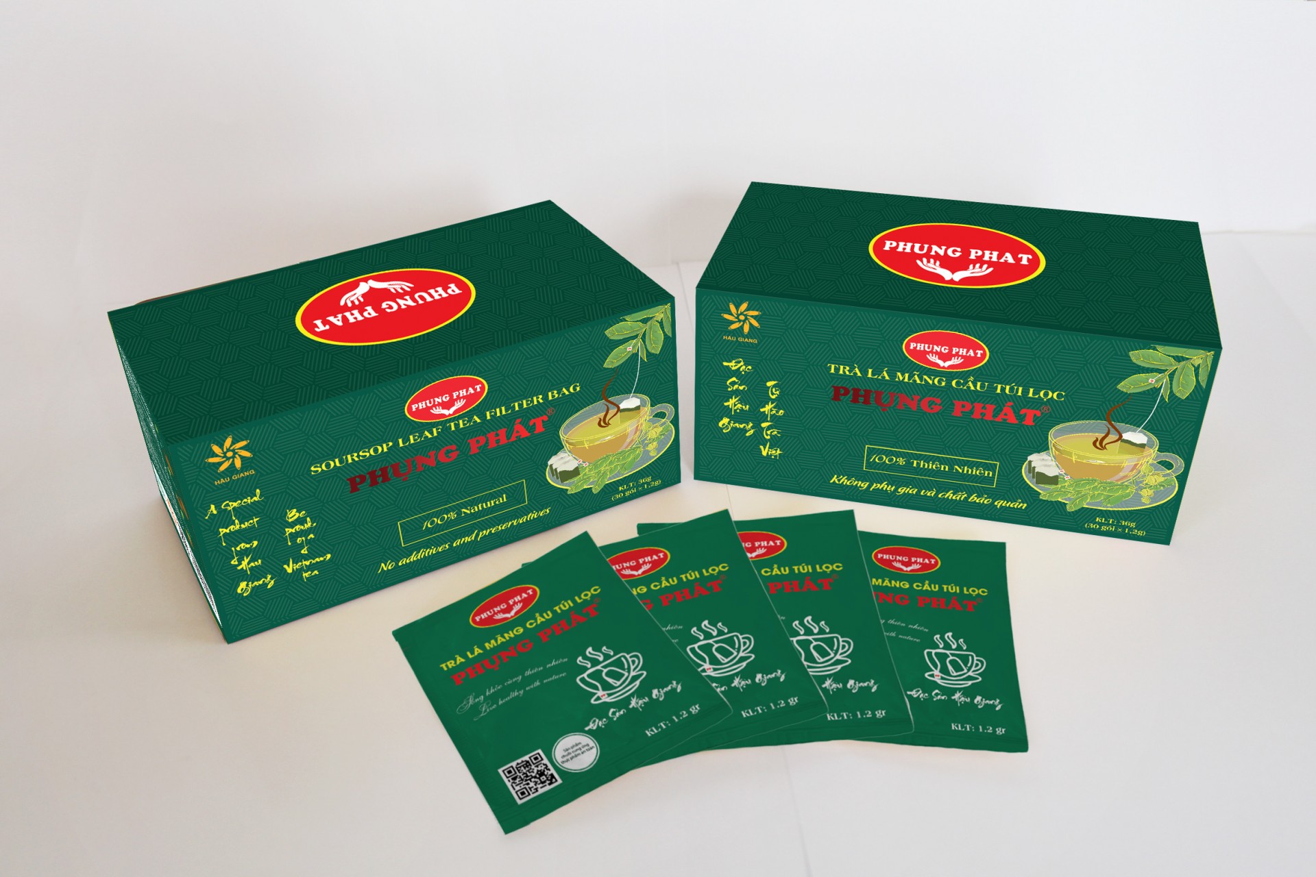 Hậu Giang: Đậm đà hương vị trà mãng cầu Phụng Phát Hậu Giang: Đậm đà hương vị trà mãng cầu Phụng Phát