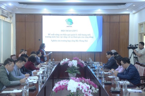 hoi thao gop y hoan thien chinh sach quan ly moi truong nuoc luu vuc song tai viet nam va giai phap de xuat