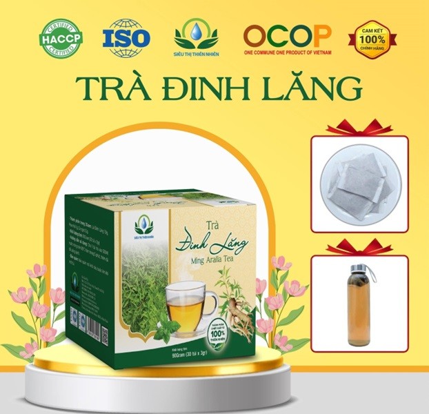 Sản phẩm Trà Đinh Lăng của huyện Thanh Trì đạt OCOP 4 sao Sản phẩm Trà Đinh Lăng của huyện Thanh Trì đạt OCOP 4 sao