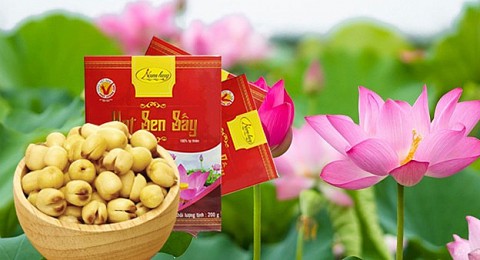 Hạt sen sấy - Sản phẩm OCOP 5 sao cấp Quốc gia