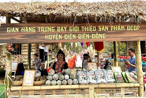 dien bien trung bay san pham ocop tai khong gian van hoa vung cao