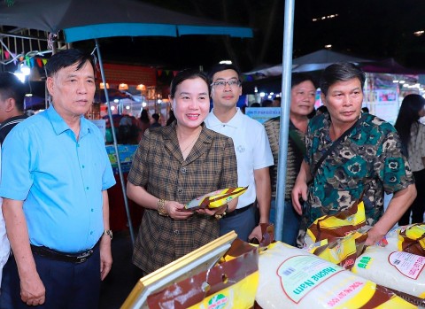 quan hong bang hai phong khai mac chuong trinh trung bay gioi thieu cac mat hang thu cong my nghe san pham ocop