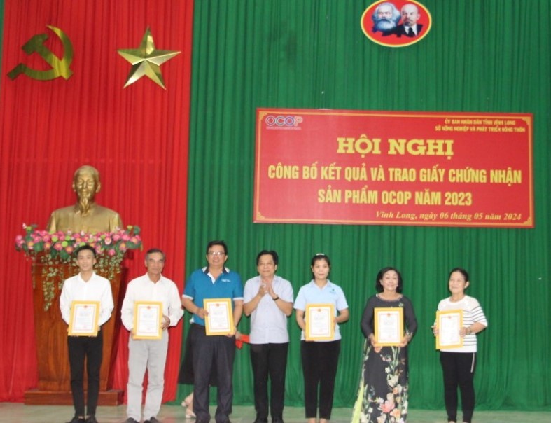 Vĩnh Long công nhận sản phẩm OCOP 4 sao