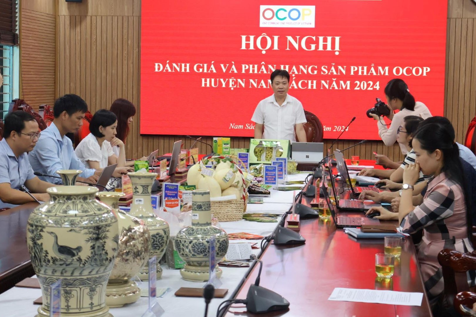   Các sản phẩm OCOP của huyện Nam Sách được đánh giá có chất lượng tốt, đa dạng về chủng loại và mẫu mã