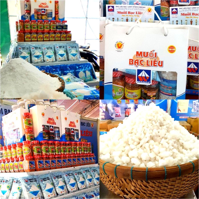 Muối được chế biến thành các sản phẩm OCOP. Muối được chế biến thành các sản phẩm OCOP.