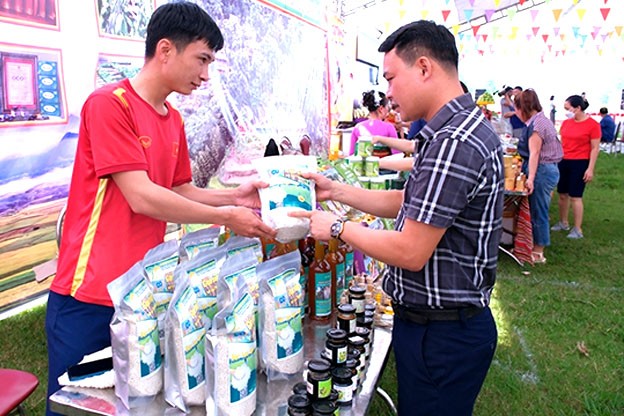 Sản phẩm Gạo nếp hạt cau Thạch Lập của HTX dịch vụ nông nghiệp Toàn Thắng được quảng bá  rộng rãi cả ở các phiên chợ lẫn các trang mạng điện tử. Sản phẩm Gạo nếp hạt cau Thạch Lập của HTX dịch vụ nông nghiệp Toàn Thắng được quảng bá  rộng rãi cả ở các phiên chợ lẫn các trang mạng điện tử.