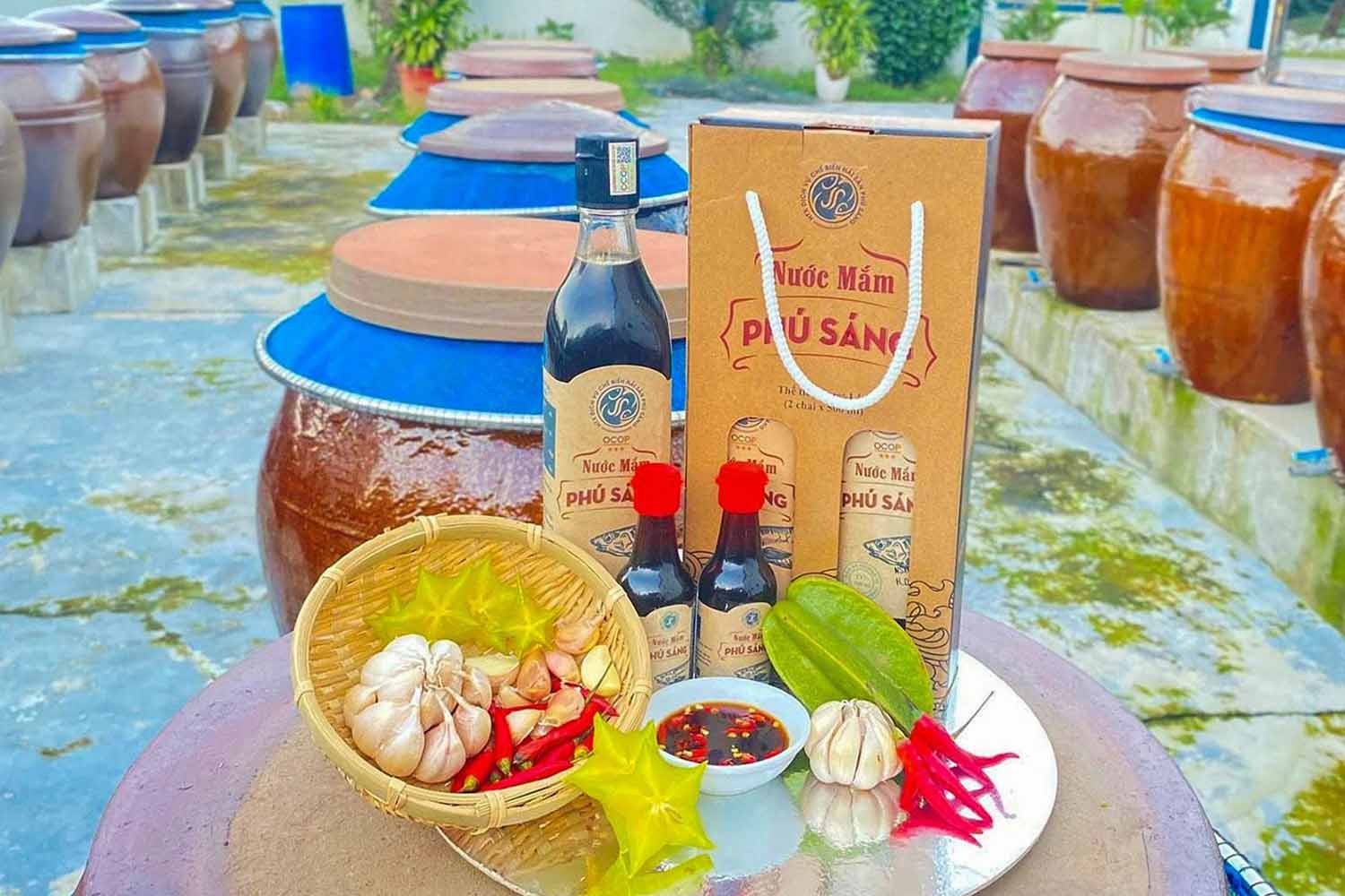 Sản phẩm Nước mắn Phú SángHTX dịch vụ chế biến thủy hải sản Phú Sáng, TDP Song Yên, thị trấn Thiên Cầm, huyện Cẩm Xuyên Sản phẩm Nước mắn Phú SángHTX dịch vụ chế biến thủy hải sản Phú Sáng, TDP Song Yên, thị trấn Thiên Cầm, huyện Cẩm Xuyên