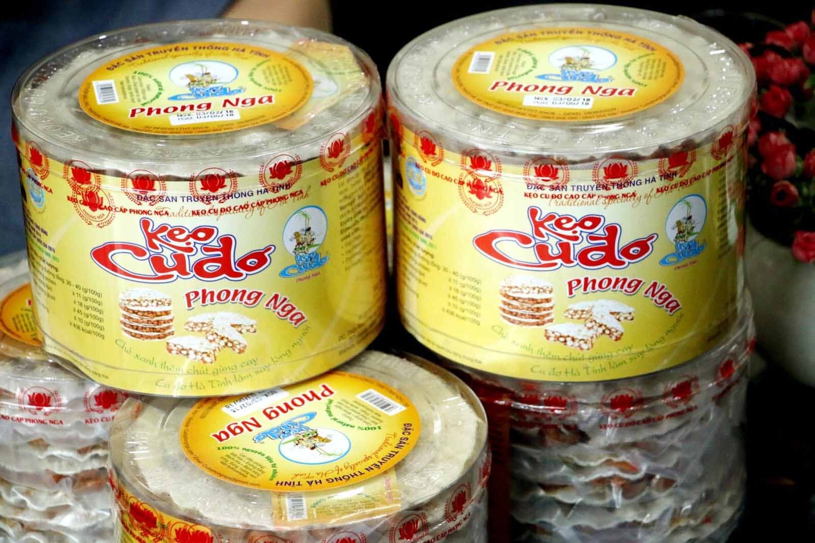 Sản phẩm Kẹo cu đơ Phong NgaHộ kinh doanh Nguyễn Văn Phong, thôn Bàu Láng, xã Thạch Đài, huyện Thạch Hà Sản phẩm Kẹo cu đơ Phong NgaHộ kinh doanh Nguyễn Văn Phong, thôn Bàu Láng, xã Thạch Đài, huyện Thạch Hà