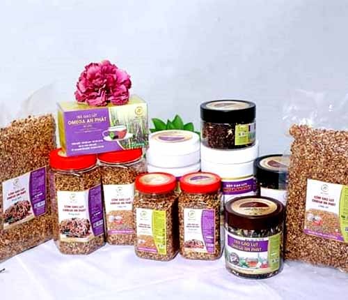 Sản phẩm Trà gạo lứt OMEGA An PhátCông ty TNHH Khoa học và công nghệ An Phát, thôn Đông Tân xã Tân Lâm Hương, huyện Thạch Hà Sản phẩm Trà gạo lứt OMEGA An PhátCông ty TNHH Khoa học và công nghệ An Phát, thôn Đông Tân xã Tân Lâm Hương, huyện Thạch Hà