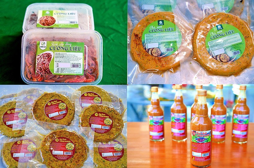 Products made from sandworms registered to participate in the OCOP program. Products made from sandworms registered to participate in the OCOP program.