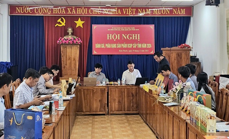 Bình Phước: tổ chức hội nghị đánh giá, phân hạng sản phẩm OCOP cấp tỉnh năm 2024