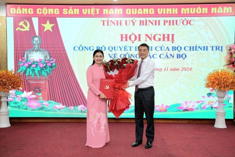dong chi ton ngoc hanh giu chuc bi thu tinh uy binh phuoc