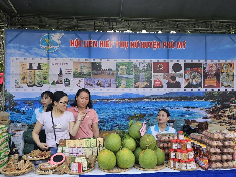 Sản phẩm OCOP của huyện Phù Mỹ được giới thiệu tại các sự kiện 