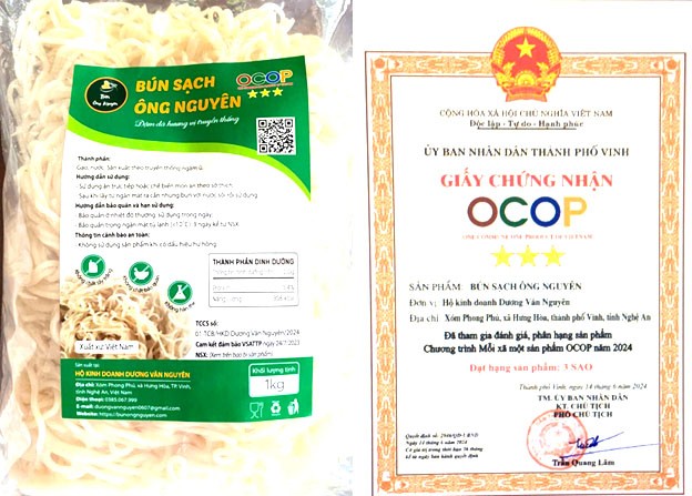 Nghệ An: Hành trình đưa bún gạo truyền thống thành sản phẩm OCOP Nghệ An: Hành trình đưa bún gạo truyền thống thành sản phẩm OCOP