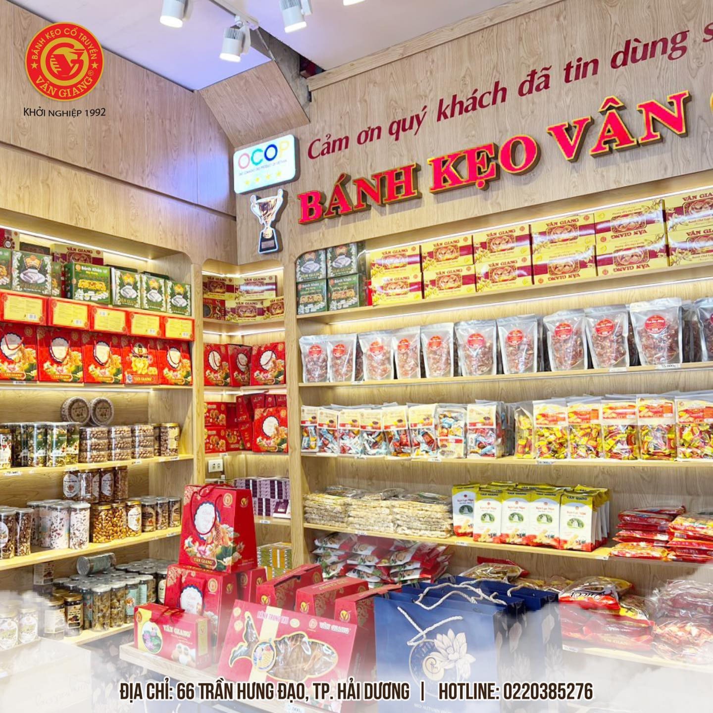 Hành trình hơn 30 năm gìn giữ hương vị truyền thống bánh kẹo Vân Giang