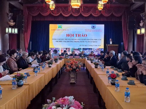 Nâng cao giá trị sản phẩm làng nghề đáp ứng nhu cầu thị hiếu thị trường trong nước và xuất khẩu