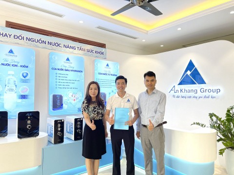an khang group ung dung cong nghe tien tien may nang cap nuoc ion kiem