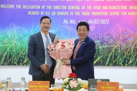 TỔNG GIÁM ĐỐC TỔ CHỨC LƯƠNG THỰC VÀ NÔNG NGHIỆP CỦA LIÊN HỢP QUỐC (FAO) THĂM VÀ LÀM VIỆC TẠI VIỆT NAM