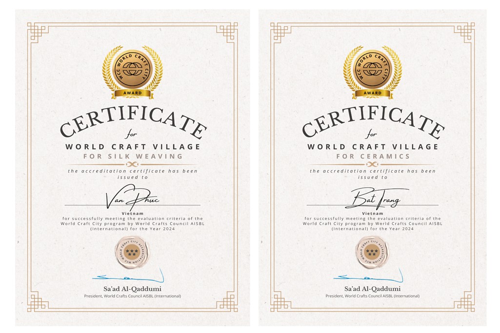 Bát Tràng Ceramics and Vạn Phúc Silk Villages – Members of the Global Network of Creative Craft Cities.