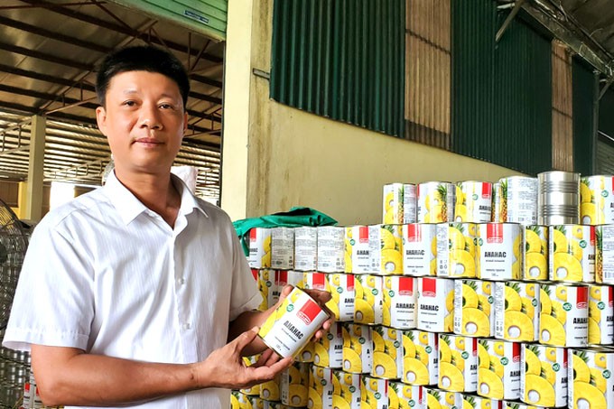 Trung Thanh Agricultural Product Processing Joint Stock Company, Trung Thanh commune (Nong Cong) currently owns 3 OCOP products with 4-star standards: Truong Tung canned pineapple, Truong Tung canned sweet corn, Truong Tung canned baby melon. Trung Thanh Agricultural Product Processing Joint Stock Company, Trung Thanh commune (Nong Cong) currently owns 3 OCOP products with 4-star standards: Truong Tung canned pineapple, Truong Tung canned sweet corn, Truong Tung canned baby melon.