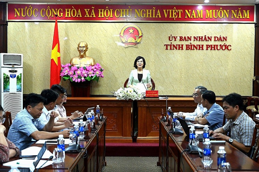 Ủy viên Ban Thường vụ Tỉnh ủy, Phó Chủ tịch UBND tỉnh Bình Phước Trần Tuyết Minh