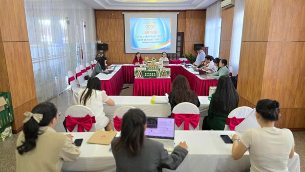 Quang cảnh buổi đánh giá, phân hạng sản phẩm OCOP TP. Pleiku năm 2024. 