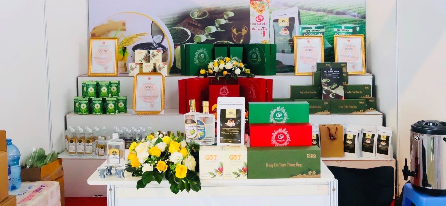 Nhiều sản phẩm nông nghiệp tại huyện Bảo Lâm đạt chứng nhận OCOP. Ảnh: Đình Quang
