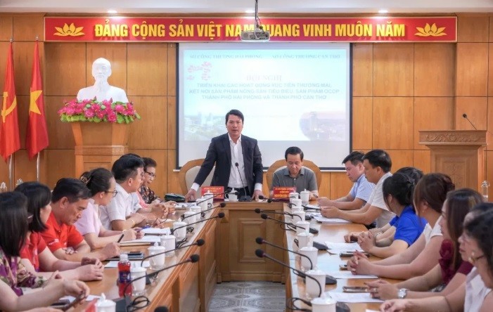 Ông Hà Vũ Sơn, Giám đốc Sở Công Thương Cần Thơ phát biểu