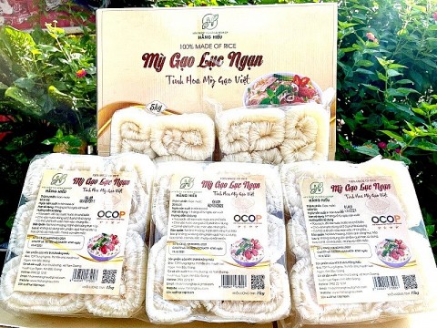 Mỳ gạo Lục Ngạn sản phẩm OCOP 4 sao