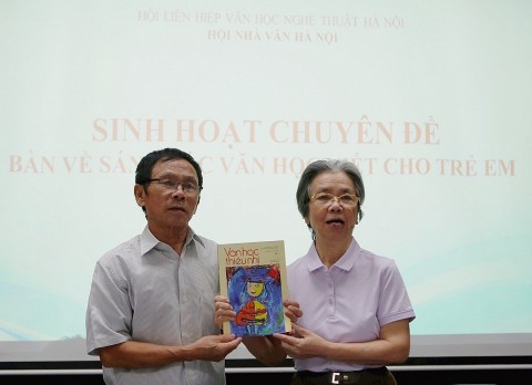 hoi nha van ha noi ban ve sang tac van hoc viet cho tre em