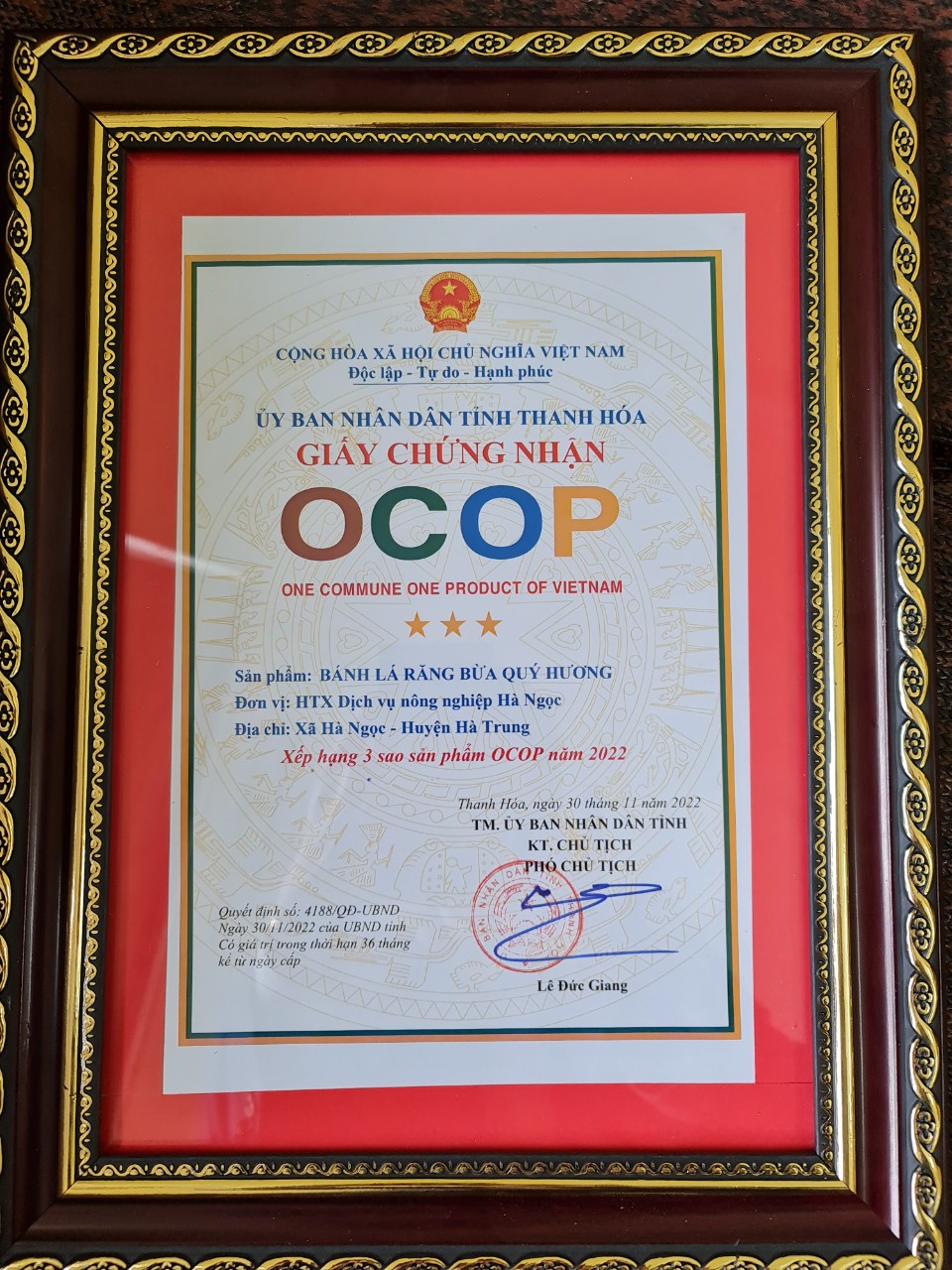 Dẻo thơm Bánh Lá răng bừa Quý Hương xã Hà Ngọc - Ảnh 2.