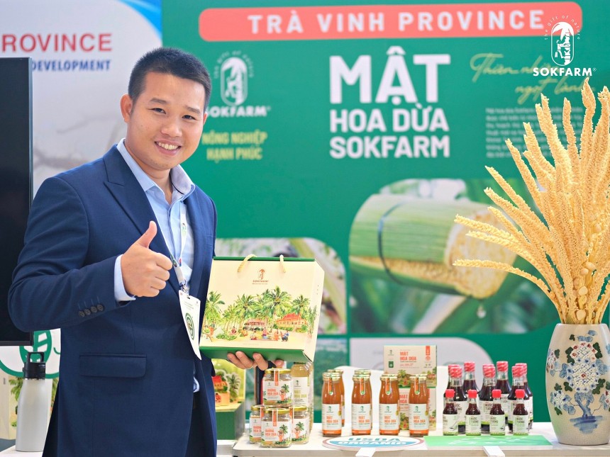 Anh Phạm Đình Ngãi đồng sáng lập, kiêm Giám đốc điều hành Công ty TNHH Trà Vinh Farm (Sokfarm)