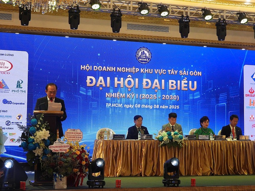 Hội Doanh nghiệp Khu vực Tây Sài Gòn tổ chức Đại hội Đại biểu lần thứ I, nhiệm kỳ 2025 – 2030 Hội Doanh nghiệp Khu vực Tây Sài Gòn tổ chức Đại hội Đại biểu lần thứ I, nhiệm kỳ 2025 – 2030