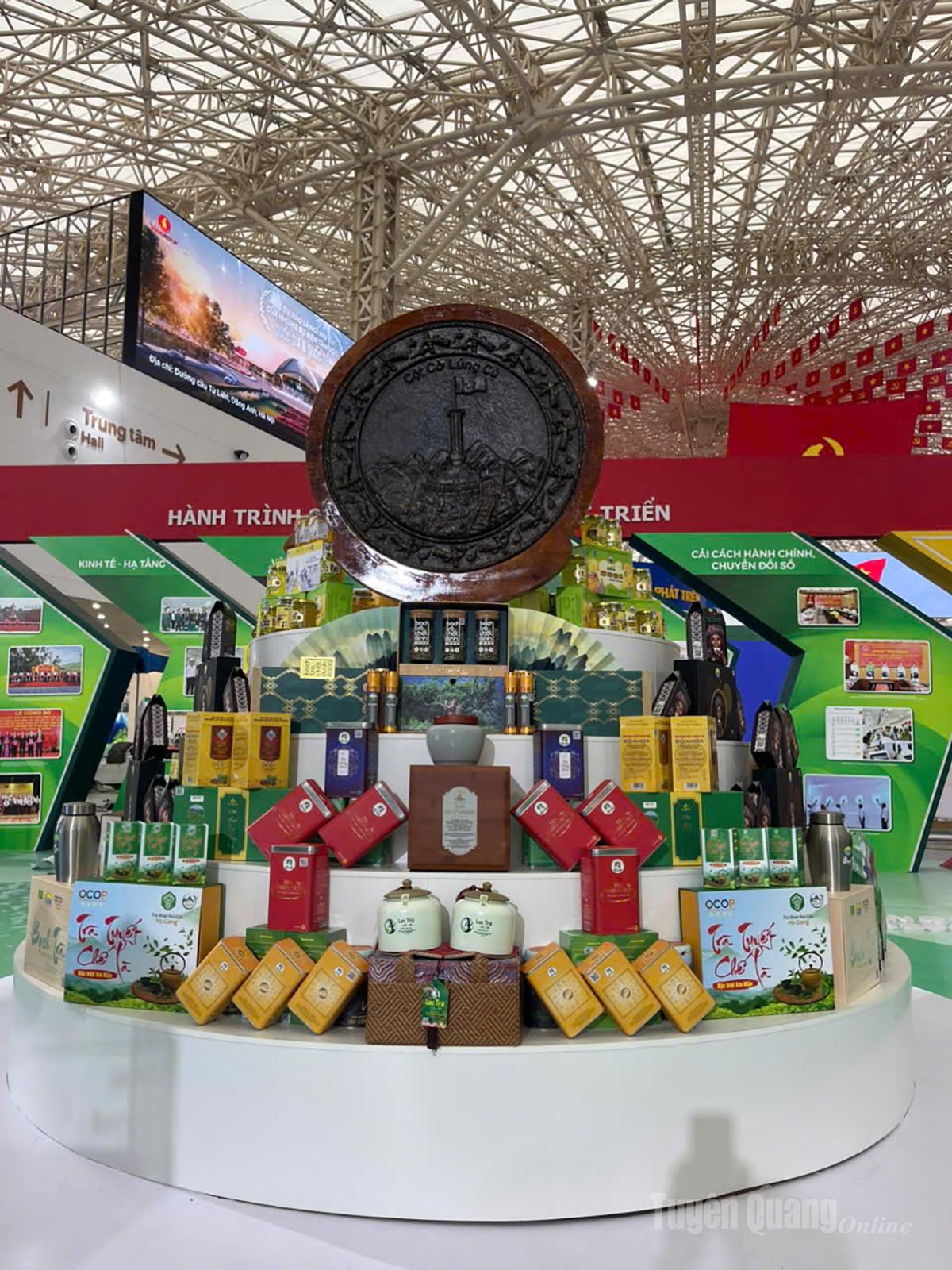 Tuyên Quang chuẩn bị cho Triển lãm thành tựu 80 năm Quốc khánh Gian trưng bày các sản phẩm Ocop của tỉnh tại triển lãm.