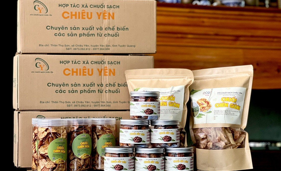 Chuối sấy dẻo Chiêu Yên – Đặc sản OCOP chinh phục thị trường quốc tế