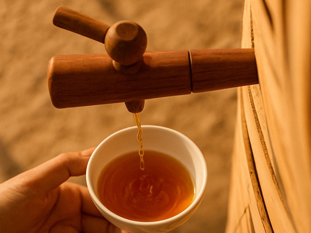 Chắt chiu từng giọt mắm truyền thống làm nên sản phẩm Nước mắm Phú Sáng mang đậm chất biển Thiên Cầm.