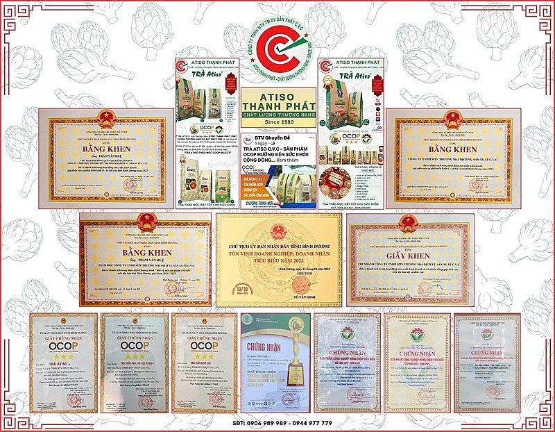 Sự đầu tư đồng bộ vào chất lượng, công nghệ hiện đại đã mang lại cho C.V.C hàng loạt chứng nhận uy tín, khẳng định vị thế trên thị trường nông sản Việt