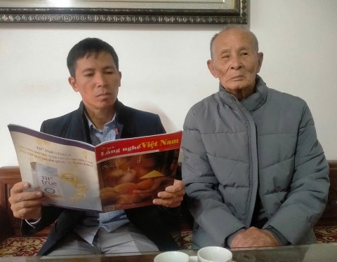 xa o dien ha noi nghe nhan nguyen van quyet tu hao ve lang nghe dieu sao cua que huong