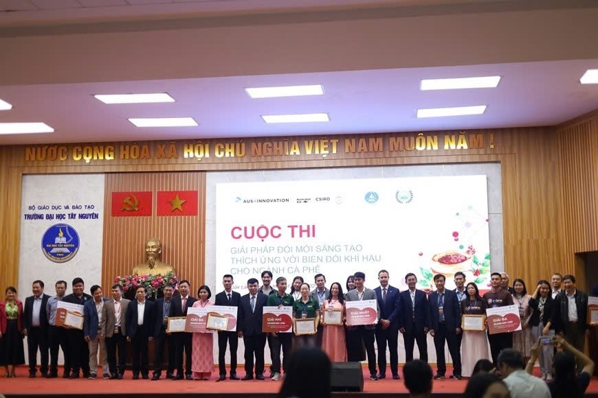 Đội Arabica Sonla xanh giành giải Nhì tại cuộc thi đổi mới sáng tạo ngành cà phê 2025