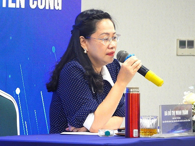 Bà Đỗ Thị Minh Trâm, Phó Cục trưởng Cục Đổi mới sáng tạo, Chuyển đổi xanh và Khuyến công nhận định, bối cảnh mới đòi hỏi ngành Công Thương cần chuyển vai trò từ đáp ứng sang dẫn dắt, kiến tạo