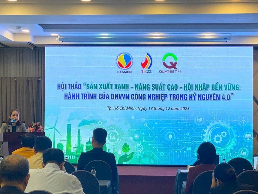 Hội thảo: “Sản xuất xanh - Năng suất cao - Hội nhập bền vững” diễn ra vào ngày 18/12, tại TP. HCM