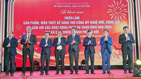 ha noi ket noi san pham lang nghe va thuc day tieu thu hang thu cong my nghe dip tet 2026