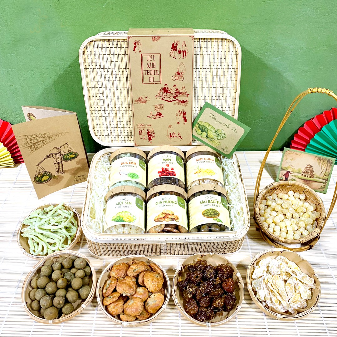 Nhiều đặc sản làng nghề và sản phẩm OCOP trên kệ hàng Tết Nhiều đặc sản làng nghề và sản phẩm OCOP trên kệ hàng Tết